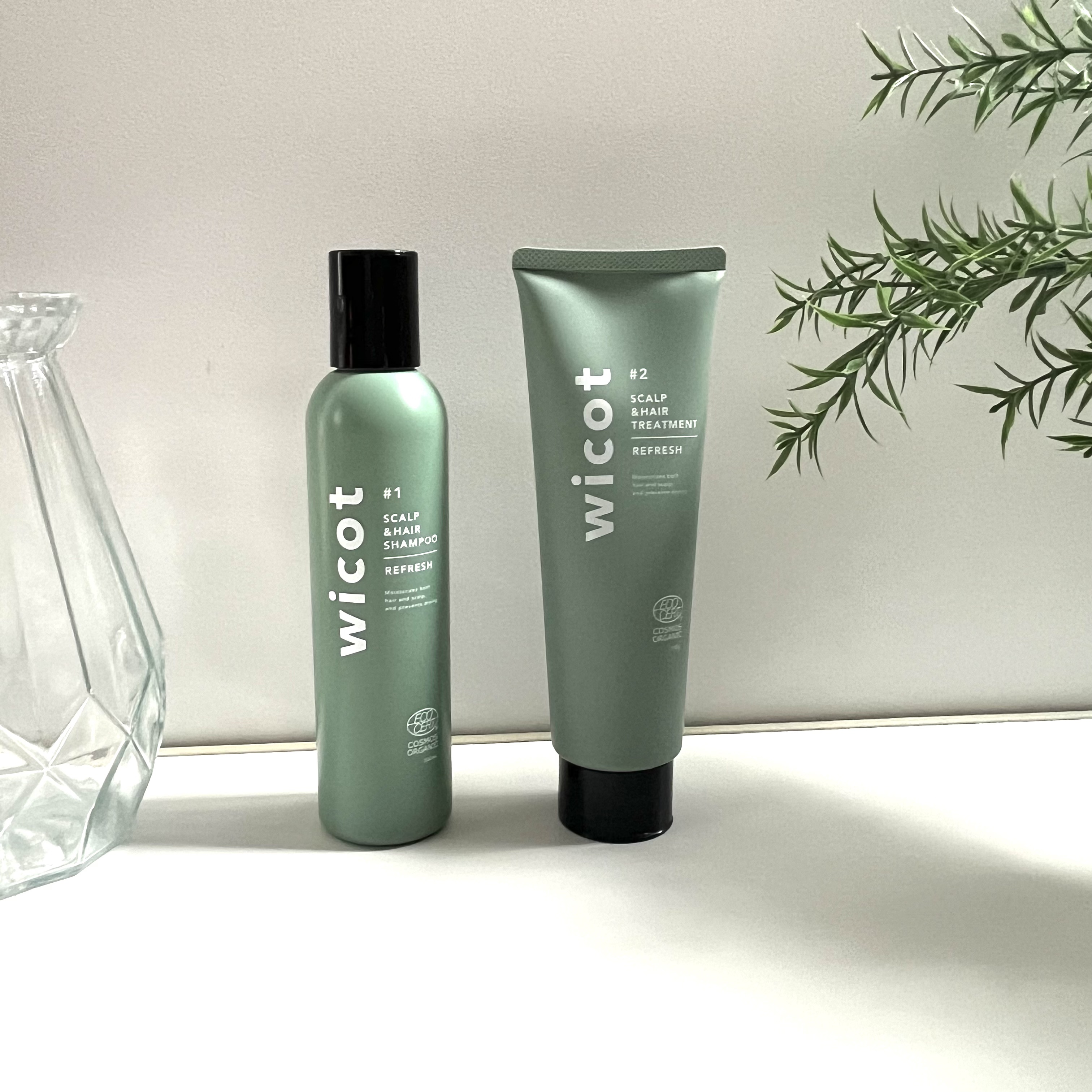 スカルプ＆ヘア シャンプー/トリートメント リフレッシュ/wicot/市販シャンプーを使ったクチコミ（1枚目）