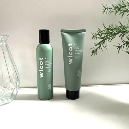 スカルプ&ヘア シャンプー/トリートメント リフレッシュ/wicot/市販シャンプーを使ったクチコミ(1枚目)