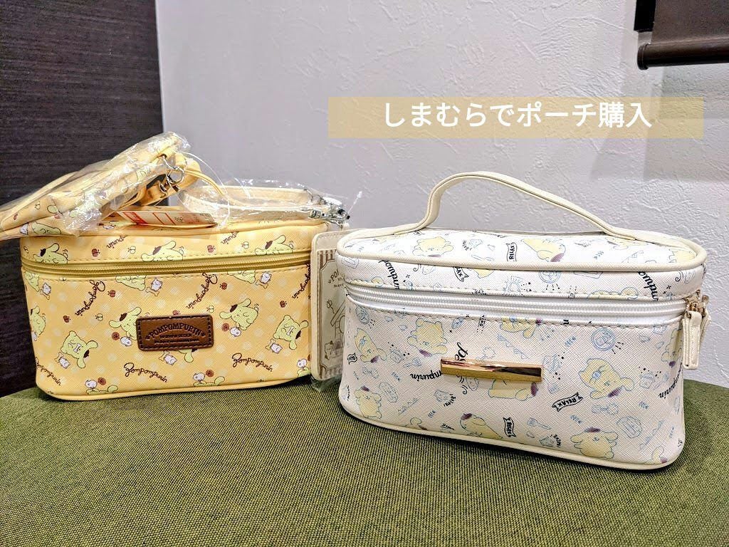 おもちもちよ on LIPS 「#しまむら#購入品#ポムポムプリン#メイクポーチ #ポーチ前に..」(1枚目)