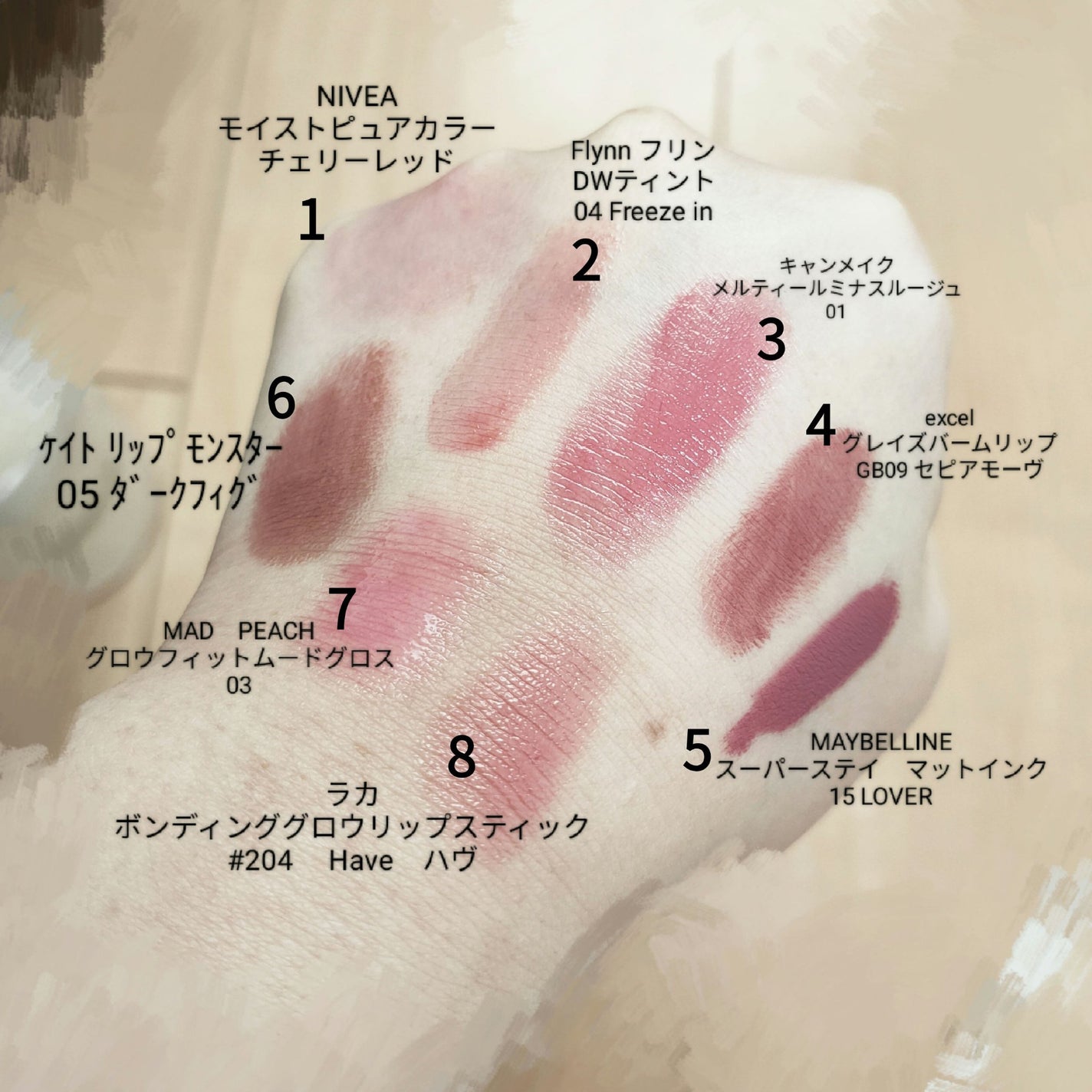 モイストピュアカラーリップ/ニベア/リップクリームを使ったクチコミ(2枚目)