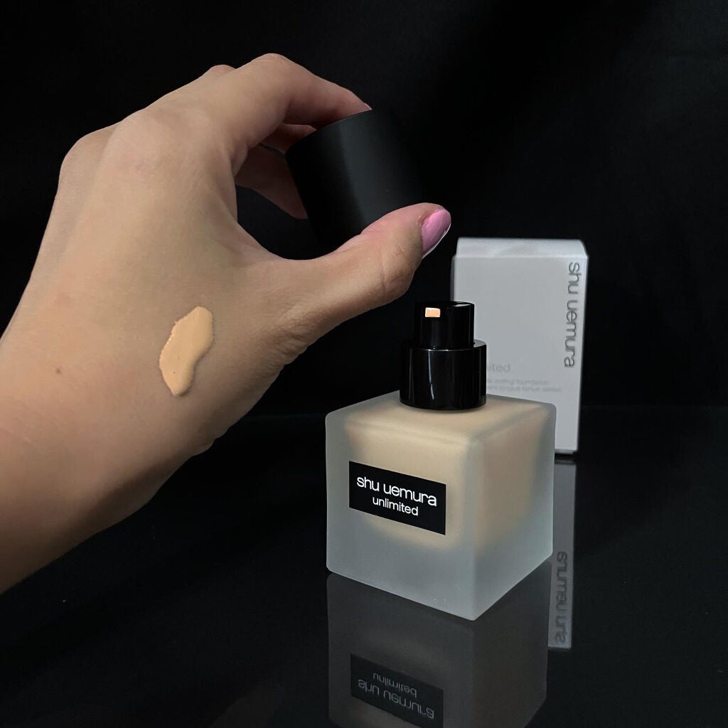 (旧)アンリミテッド ラスティング フルイド/shu uemura/リキッドファンデーションを使ったクチコミ(2枚目)