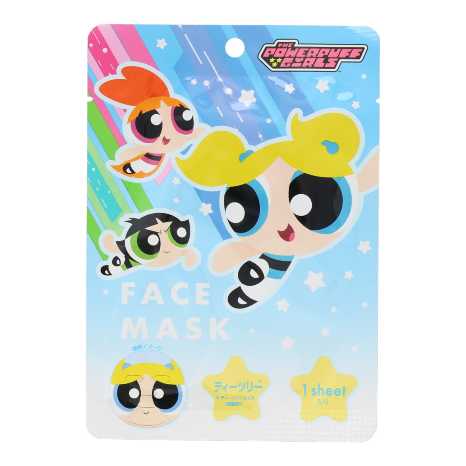 パワーパフ ガールズ フェイスマスク ＜バブルス＞ / SHOBIDO