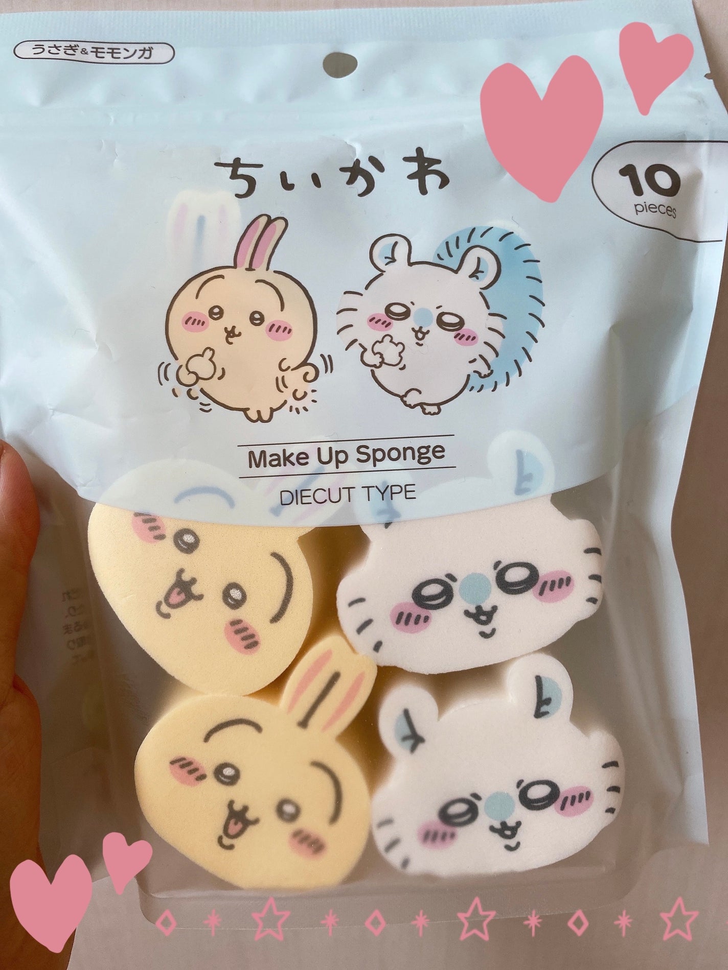 ちいかわ メイクアップスポンジ/ちいかわ/パフ・スポンジを使ったクチコミ(1枚目)