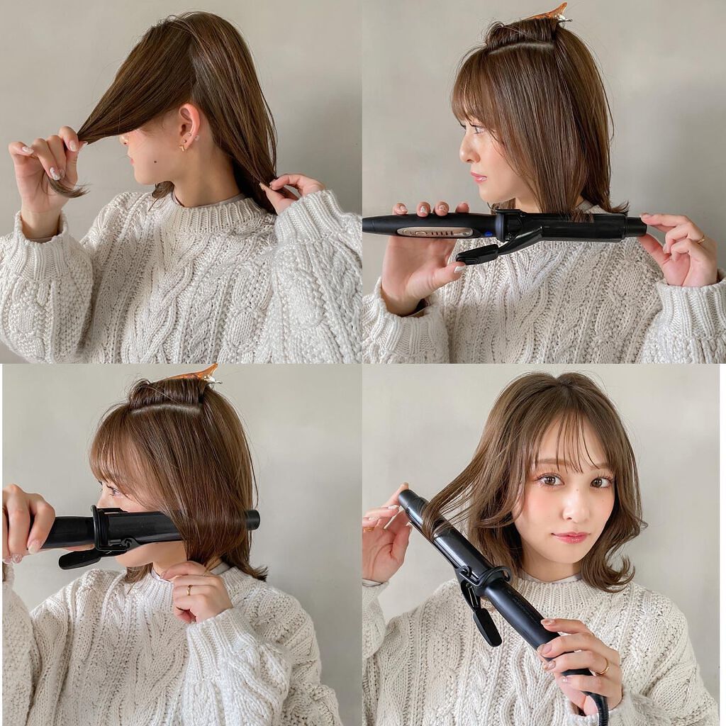 金子颯汰 on LIPS 「顔周りのくびれ感が苦手な方に見て欲しい巻き方投稿です!モデルさ..」(6枚目)