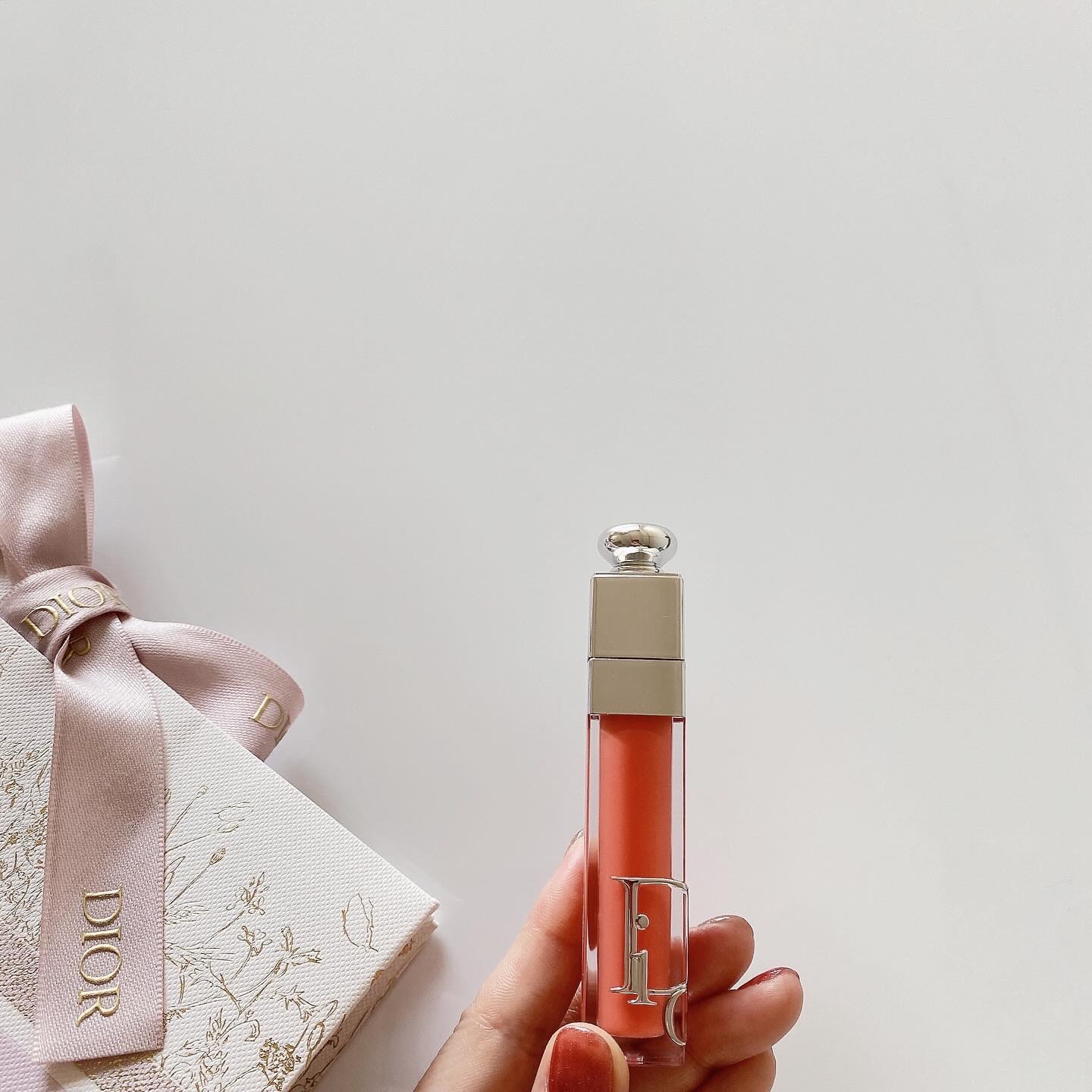 ディオール アディクト リップ マキシマイザー 061 ポピー コーラル/Dior/リップグロスを使ったクチコミ（3枚目）