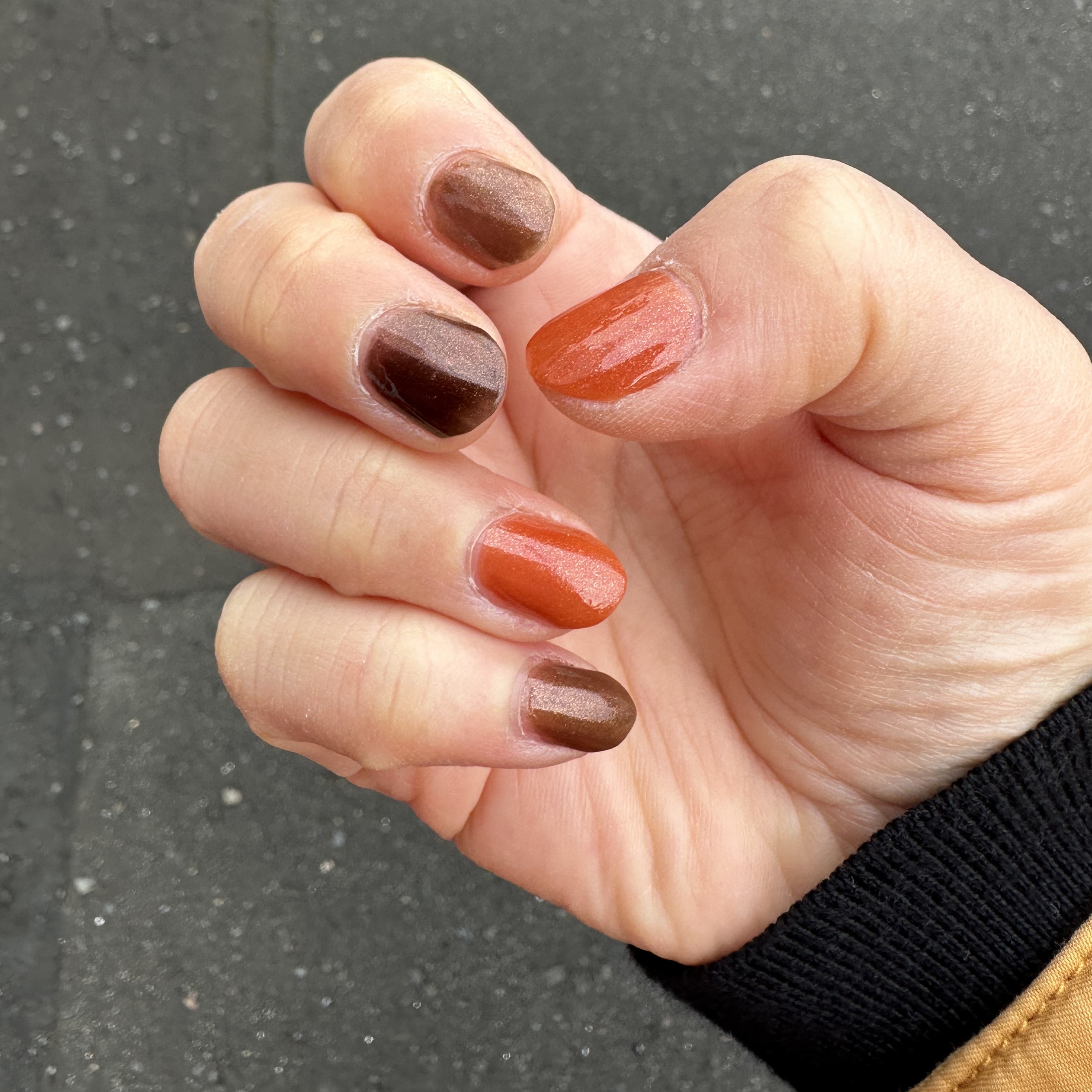 ナチュラルネイルカラーN 122 オレンジピール/デュカート/マニキュアを使ったクチコミ（1枚目）