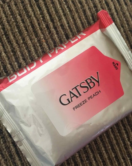 アイスデオドラント ボディペーパーN フリーズピーチ/ギャツビー/ボディシートを使ったクチコミ(1枚目)