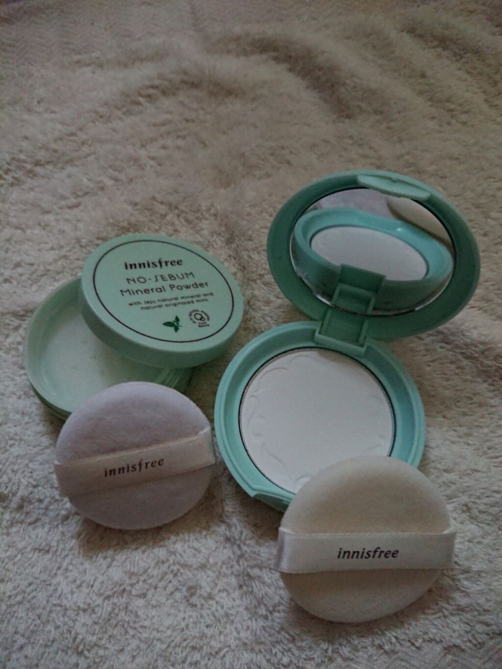 ノーセバム ミネラルパウダー/innisfree/ルースパウダーを使ったクチコミ（2枚目）