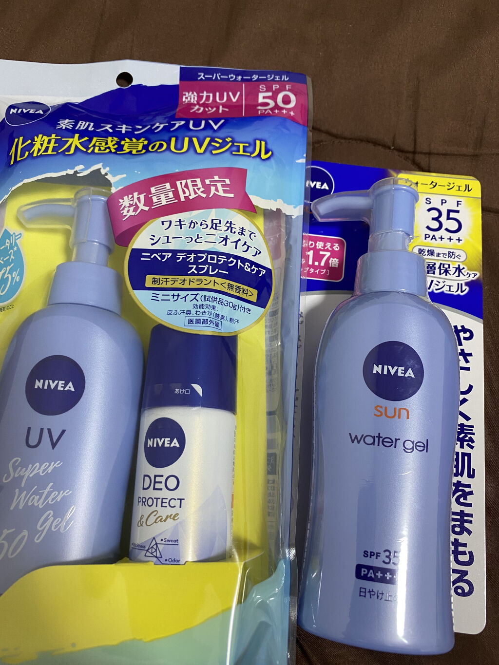 ニベアサン ウォータージェル SPF35/ニベア/日焼け止め・UVケアを使ったクチコミ（1枚目）