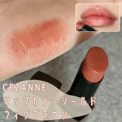 リップカラーシールド/CEZANNE/口紅を使ったクチコミ(1枚目)