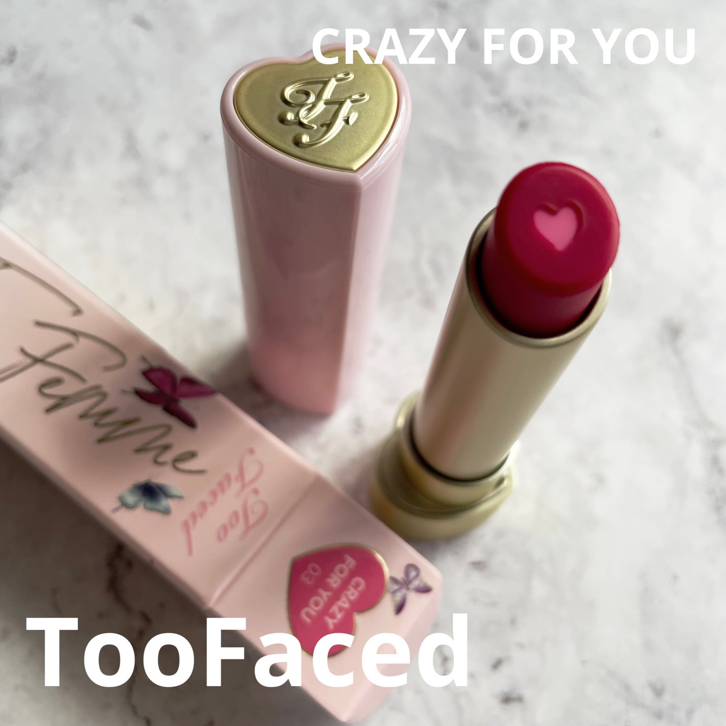 トゥー フェム ハート コア リップスティック/Too Faced/口紅を使ったクチコミ(1枚目)