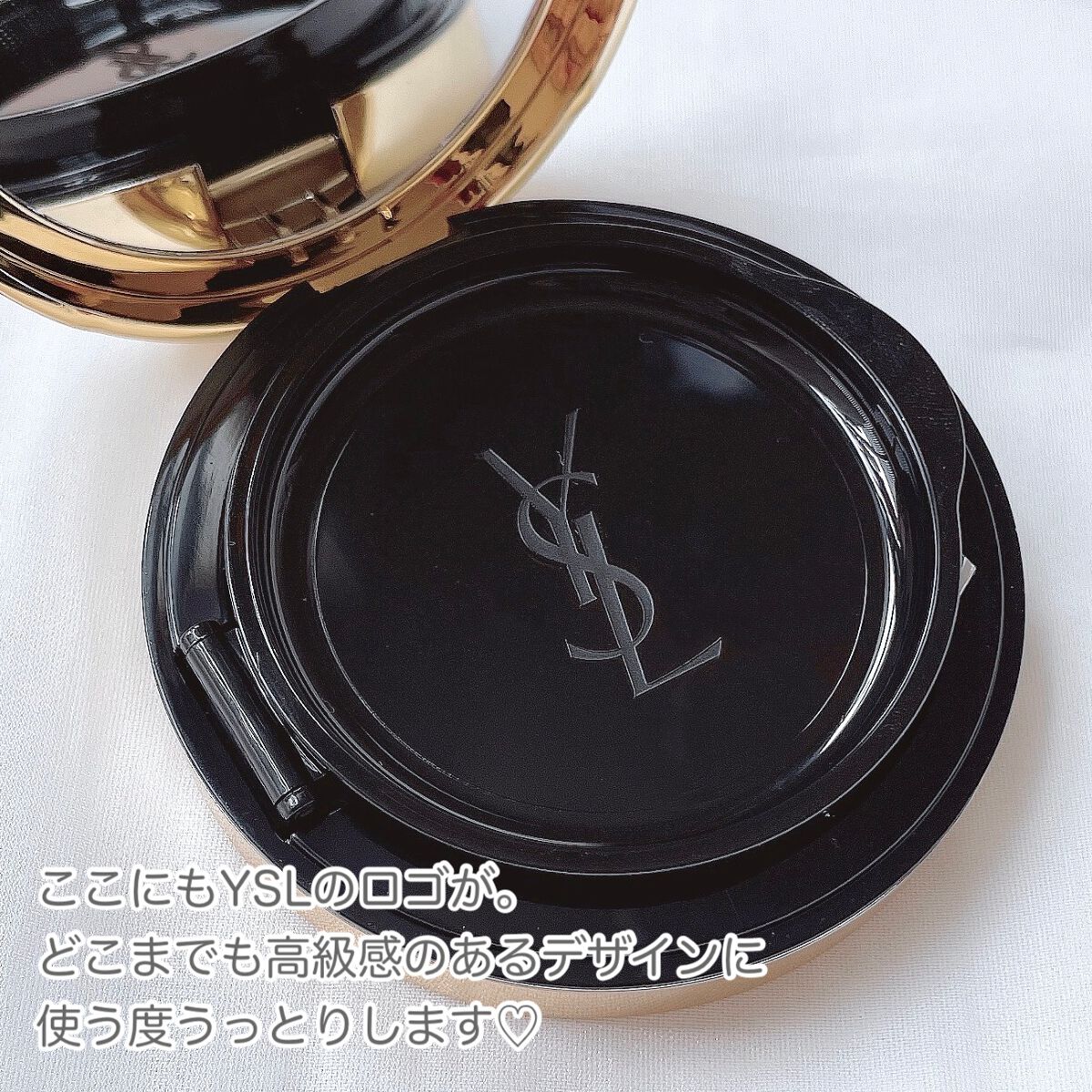 ラディアント タッチ グロウパクト/YVES SAINT LAURENT BEAUTE/クッションファンデーションを使ったクチコミ(5枚目)