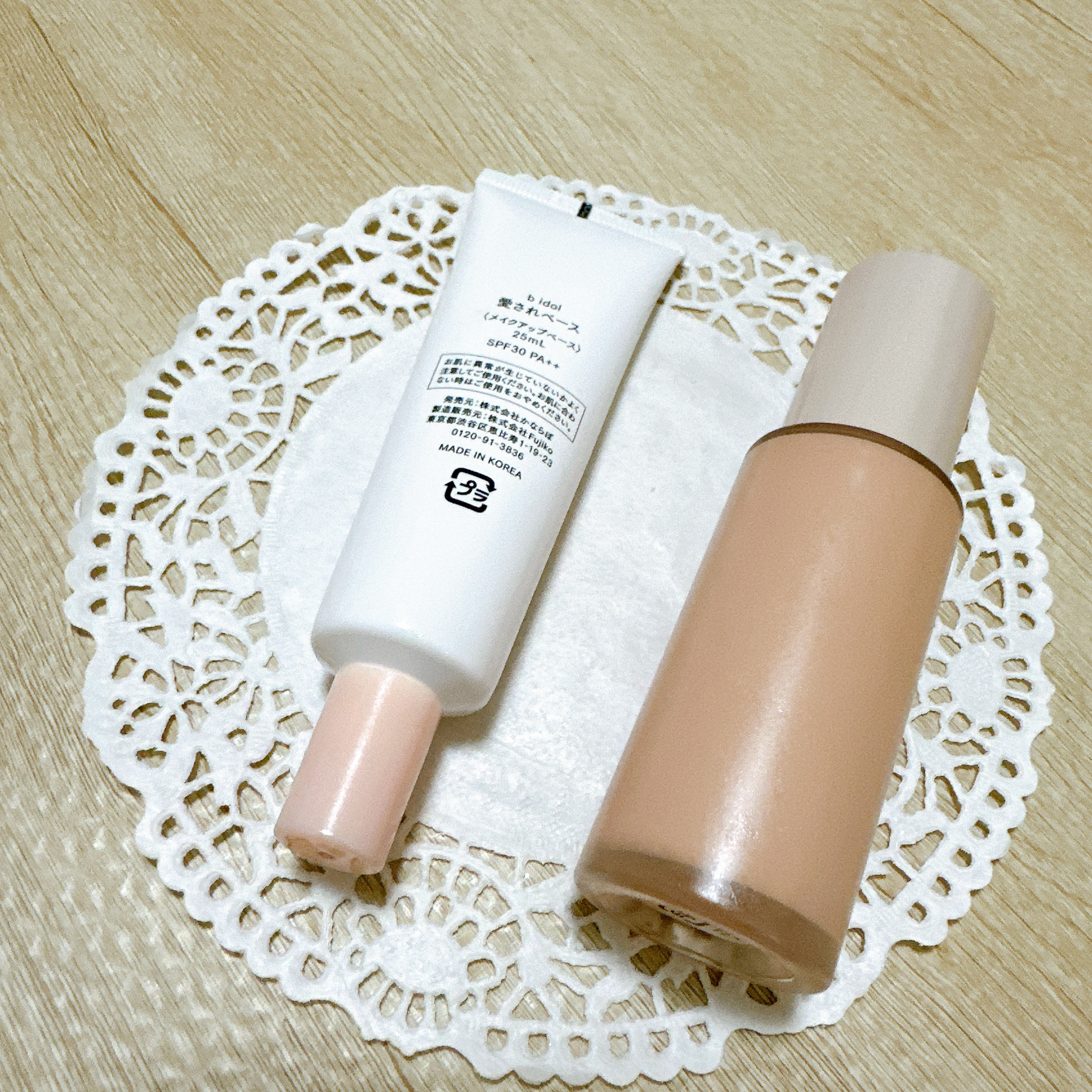 愛されファンデ/b idol/リキッドファンデーションを使ったクチコミ（3枚目）