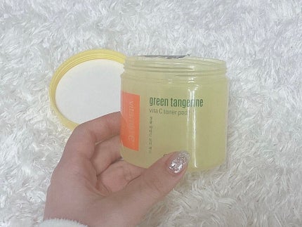 グリーンタンジェリン ビタCダークスポットケアパッド/goodal/トナーパッドを使ったクチコミ(1枚目)