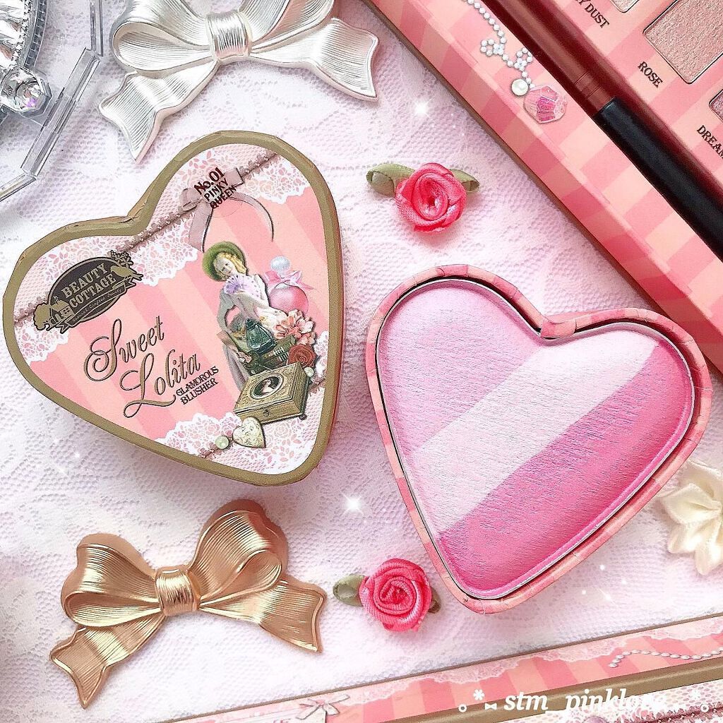 スウィートロリータ グラマラス ブラッシャー/Beauty Cottage/パウダーチークを使ったクチコミ(2枚目)