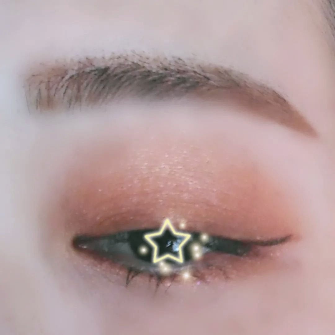 UR GLAM GEL EYELINER/U R GLAM/ジェルアイライナーを使ったクチコミ(6枚目)