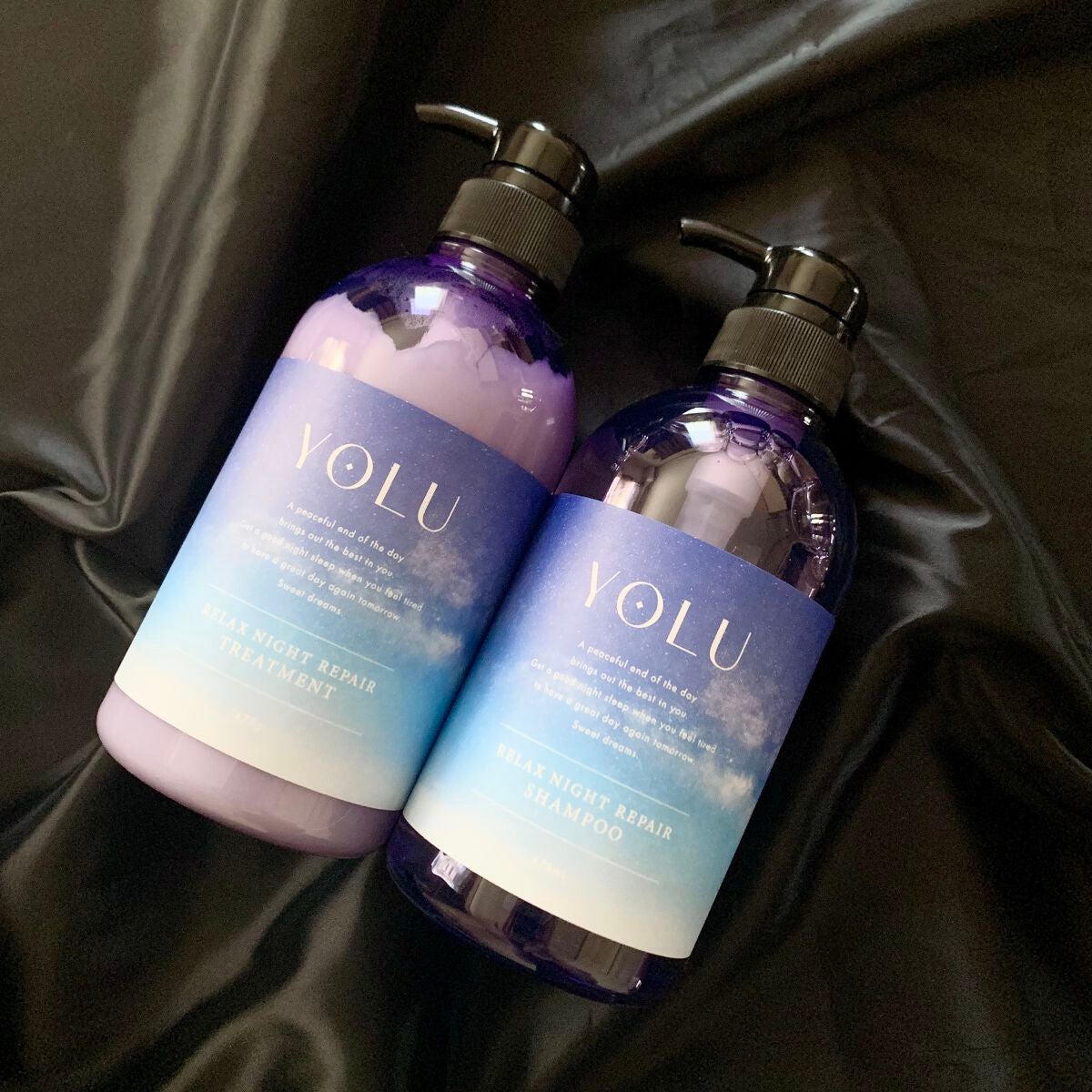 リラックスナイトリペア シャンプー/トリートメント/YOLU/市販シャンプーを使ったクチコミ(1枚目)