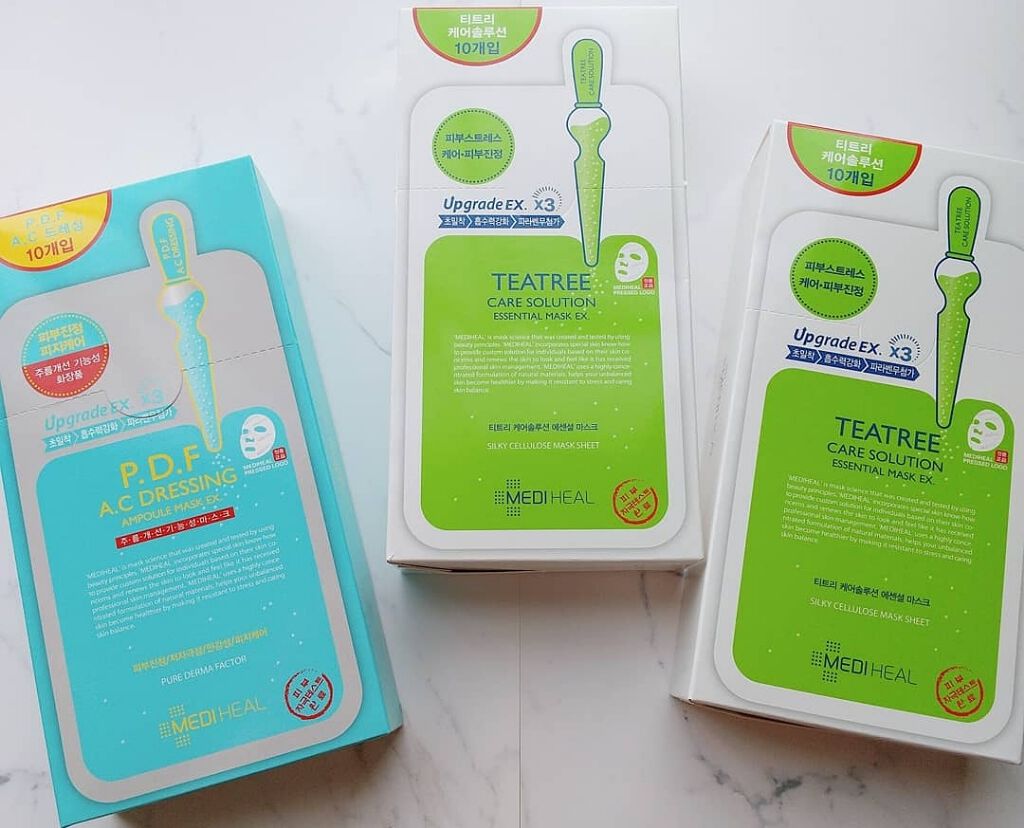 P.D.F A.Cドレッシングアンプルマスク EX/MEDIHEAL/シートマスク・パックを使ったクチコミ（1枚目）