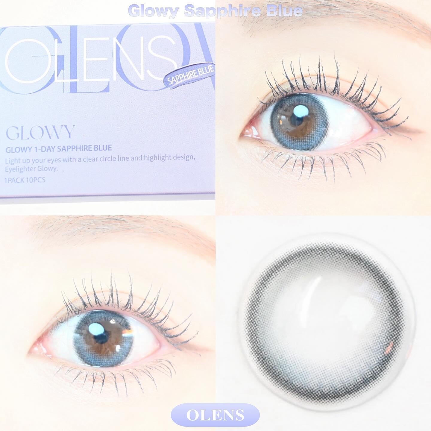 Glowy 1day/OLENS/ワンデー（１DAY）カラコンを使ったクチコミ（2枚目）