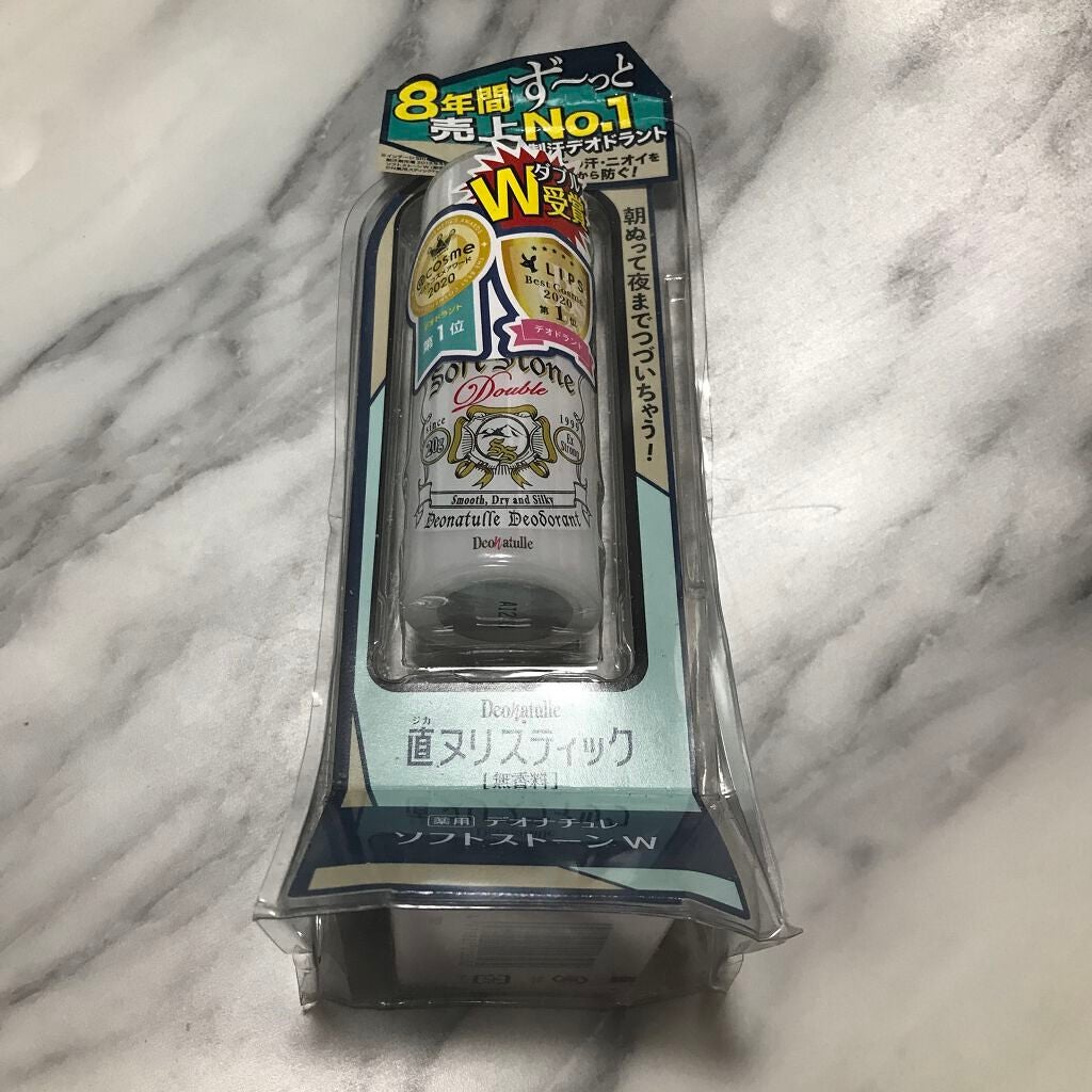 薬用ソフトストーンW/デオナチュレ/デオドラント・制汗剤を使ったクチコミ(1枚目)