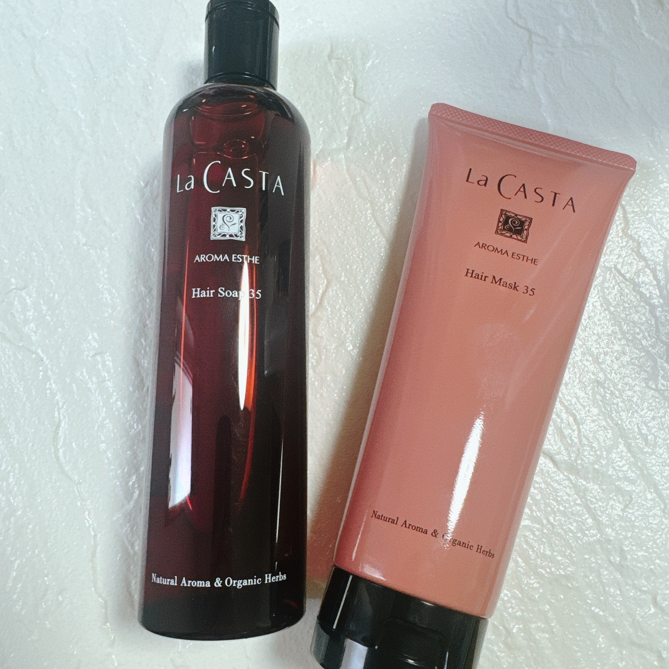 アロマエステ ヘアソープ／ヘアマスク35/ラ・カスタ/市販シャンプーを使ったクチコミ（1枚目）