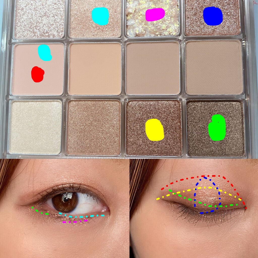 グラムチェンジマルチパレット/A.BLACK/マルチパレットを使ったクチコミ(6枚目)