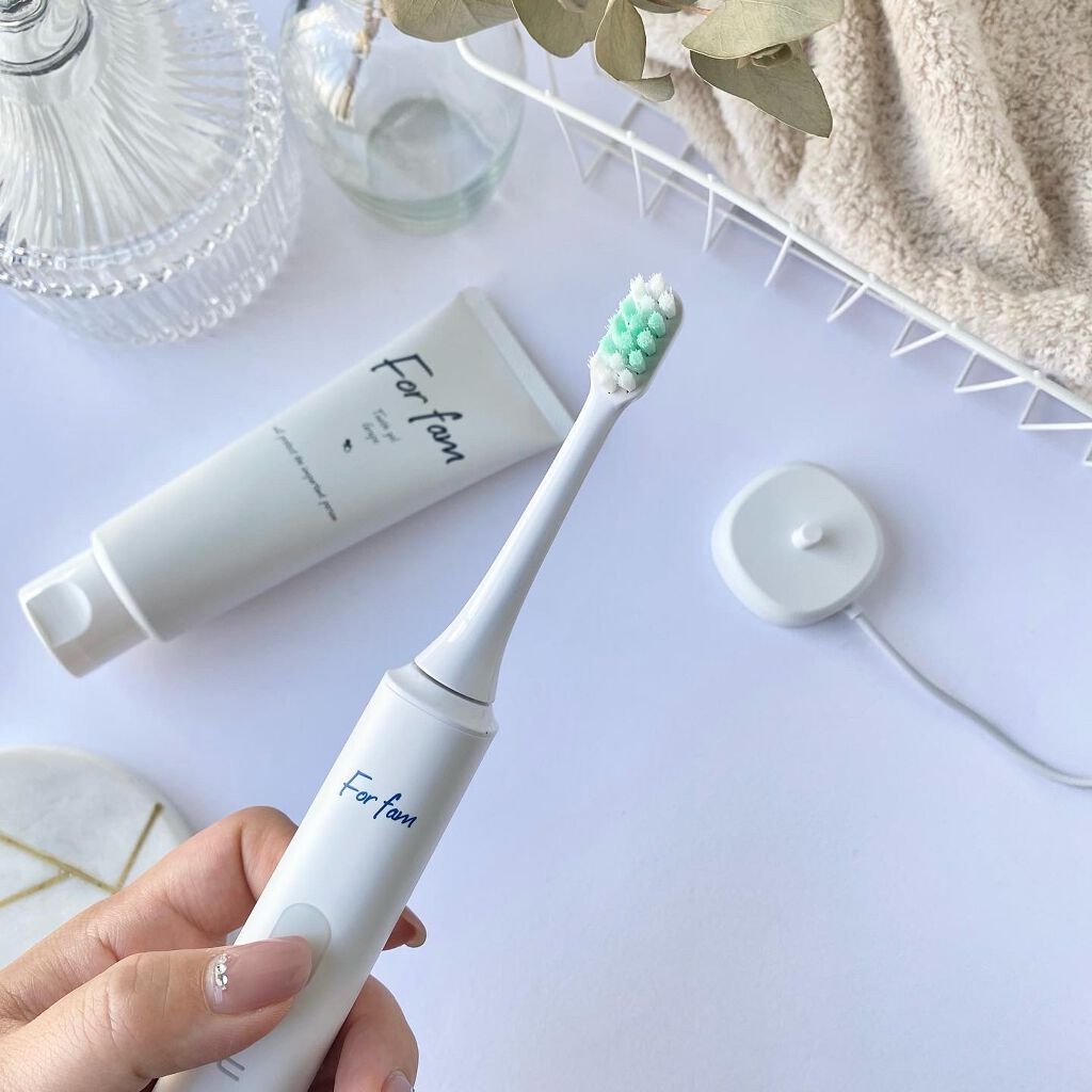 ソニック トゥースブラシ/For fam/電動歯ブラシを使ったクチコミ（1枚目）