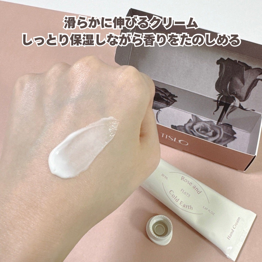 HANDCREAM Rose and Cold Earth/TISLO/ハンドクリームを使ったクチコミ(3枚目)