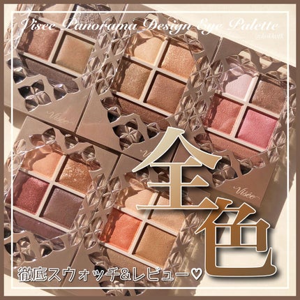 パノラマデザイン アイパレット/Visée/アイシャドウパレットを使ったクチコミ(1枚目)