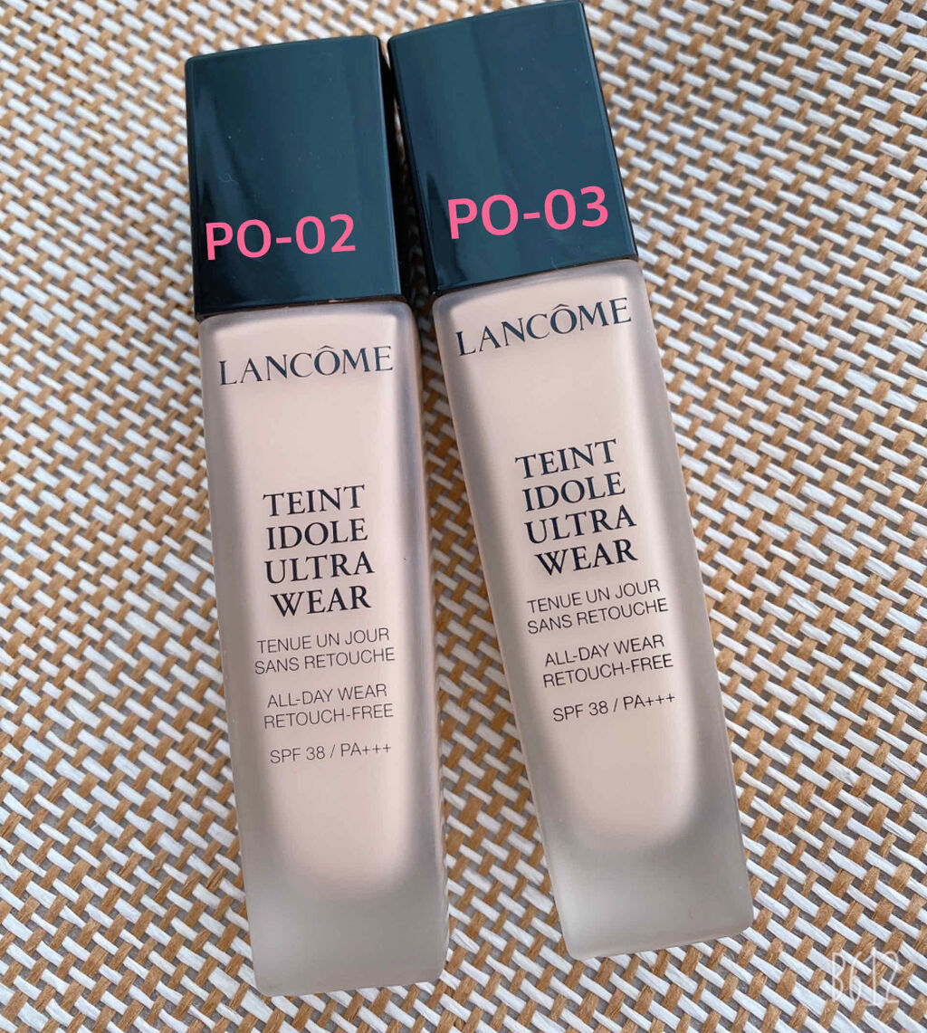 タンイドル ウルトラ ウェア リキッド/LANCOME/リキッドファンデーションを使ったクチコミ（1枚目）