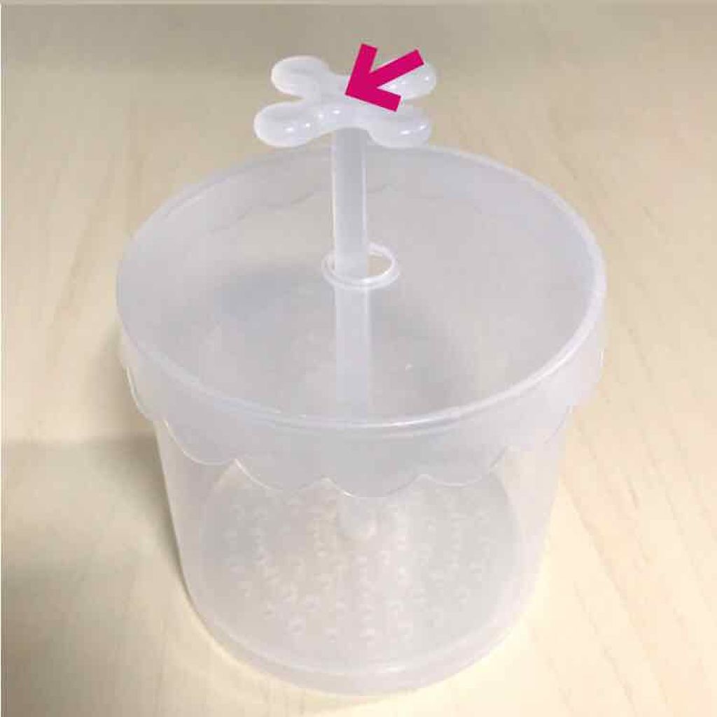 ほいっぷるん/DAISO/その他スキンケアグッズを使ったクチコミ（2枚目）