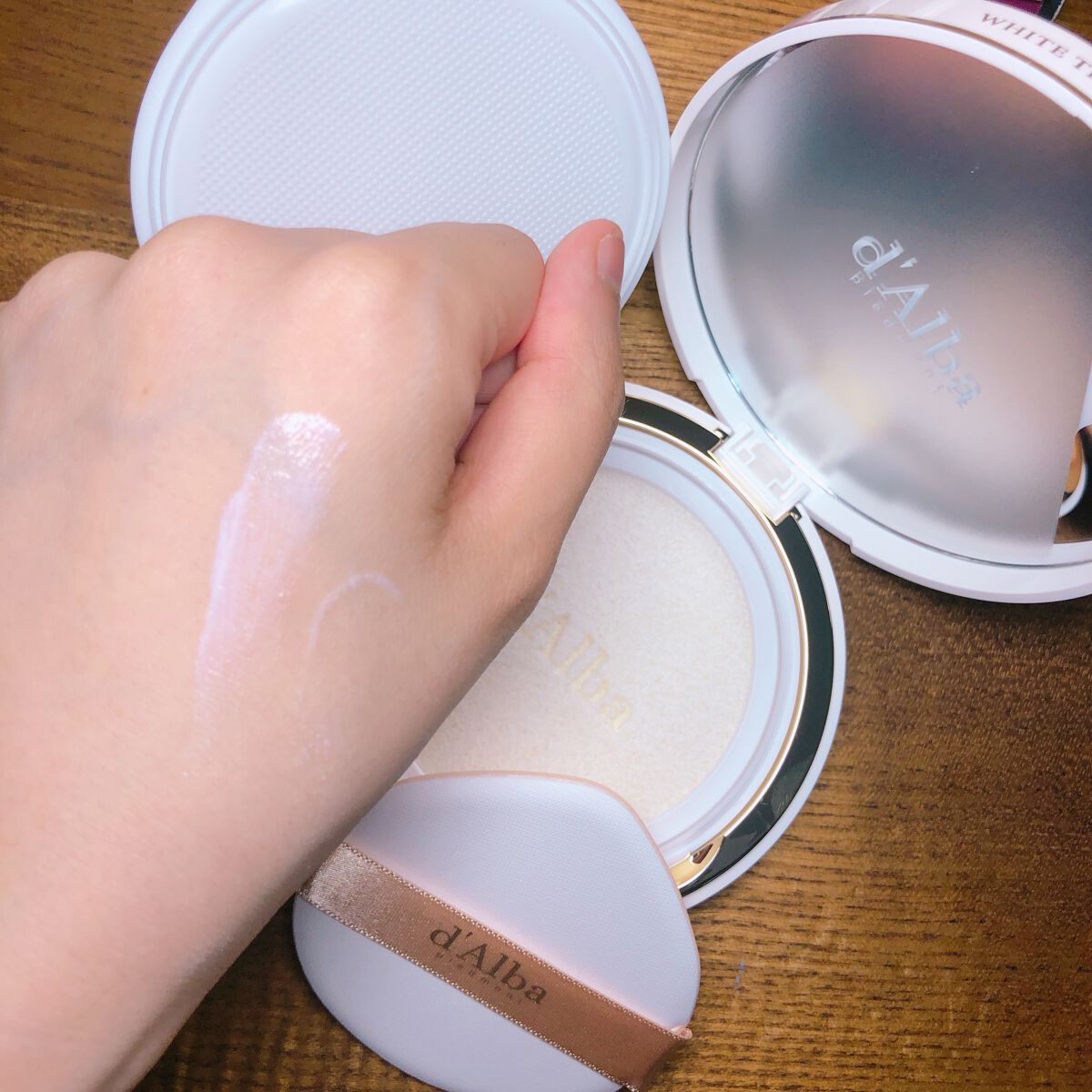 ウォータフルフレッシュサンクッション/ダルバ/日焼け止めローションを使ったクチコミ(3枚目)