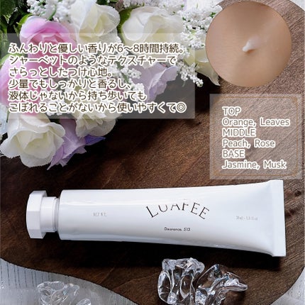 ソリッド パフューム ホワイトアプリコット/LUAFEE/練り香水を使ったクチコミ(3枚目)