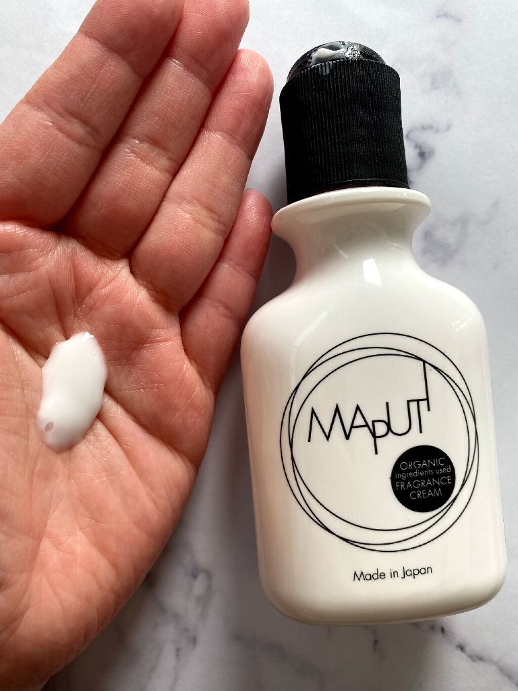 オーガニックフレグランスホワイトクリーム MAPUTI/MAPUTI/デリケートゾーンケアを使ったクチコミ（2枚目）