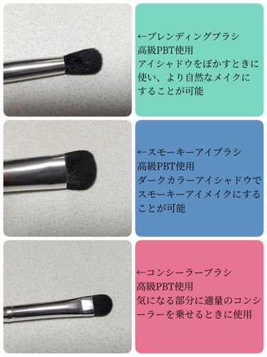 6 Pieaces Eye Makeup Brush Set/DUcare/メイクブラシを使ったクチコミ（2枚目）