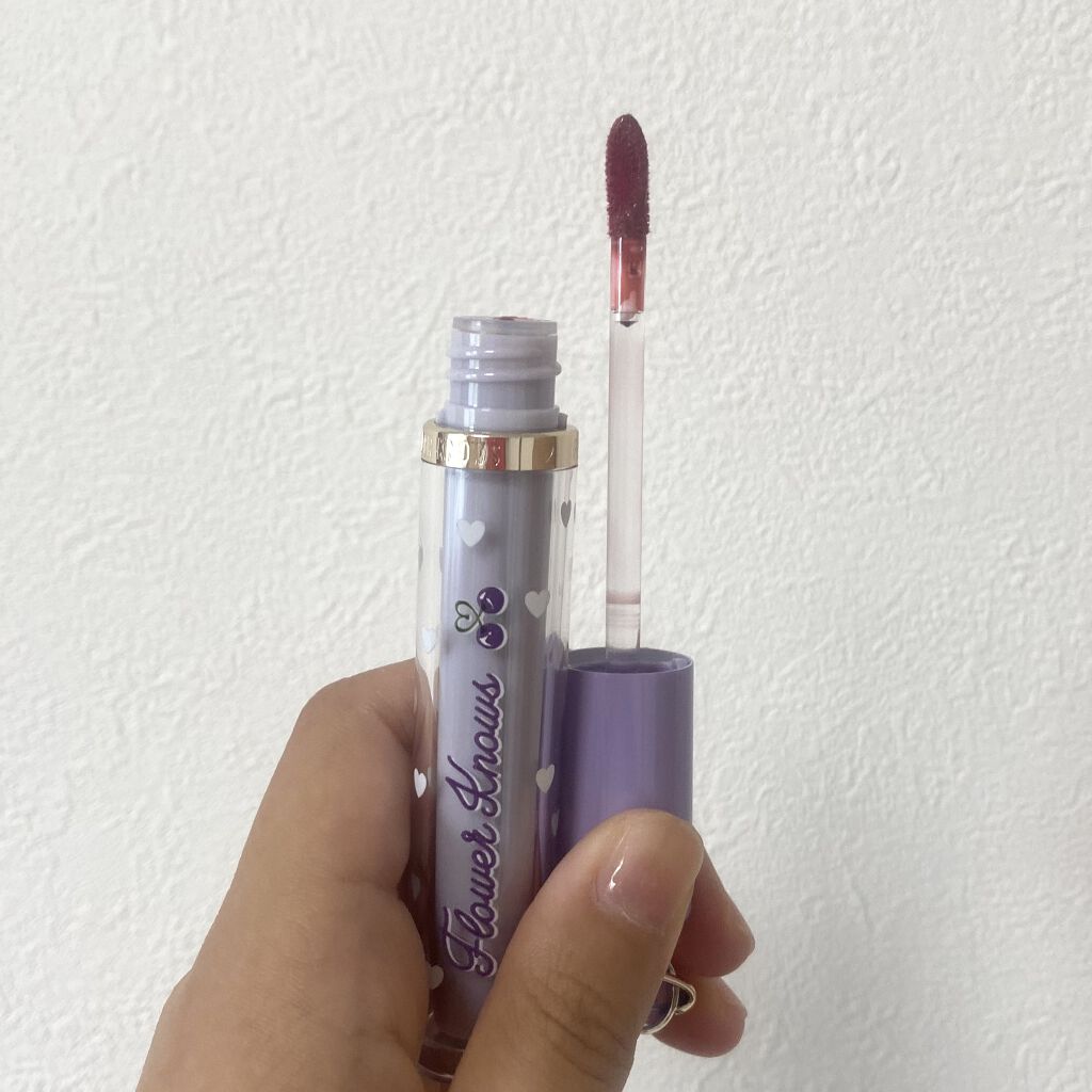 グリスニングウォータリングティント G11 タロトースト/FlowerKnows/リップティントを使ったクチコミ（2枚目）