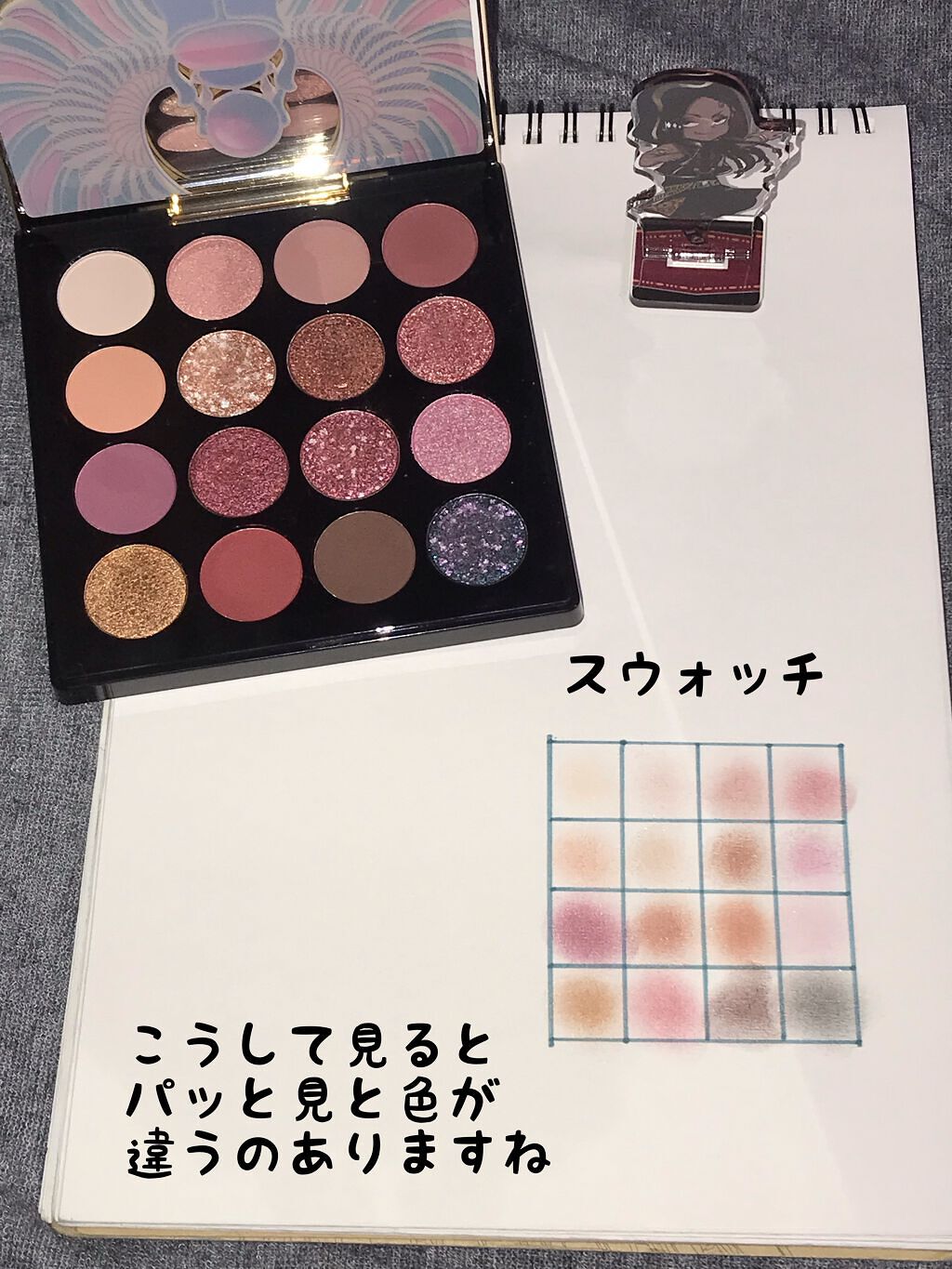 大英博物館 エジプトシリーズ アイシャドウパレット/ZEESEA/アイシャドウパレットを使ったクチコミ（2枚目）