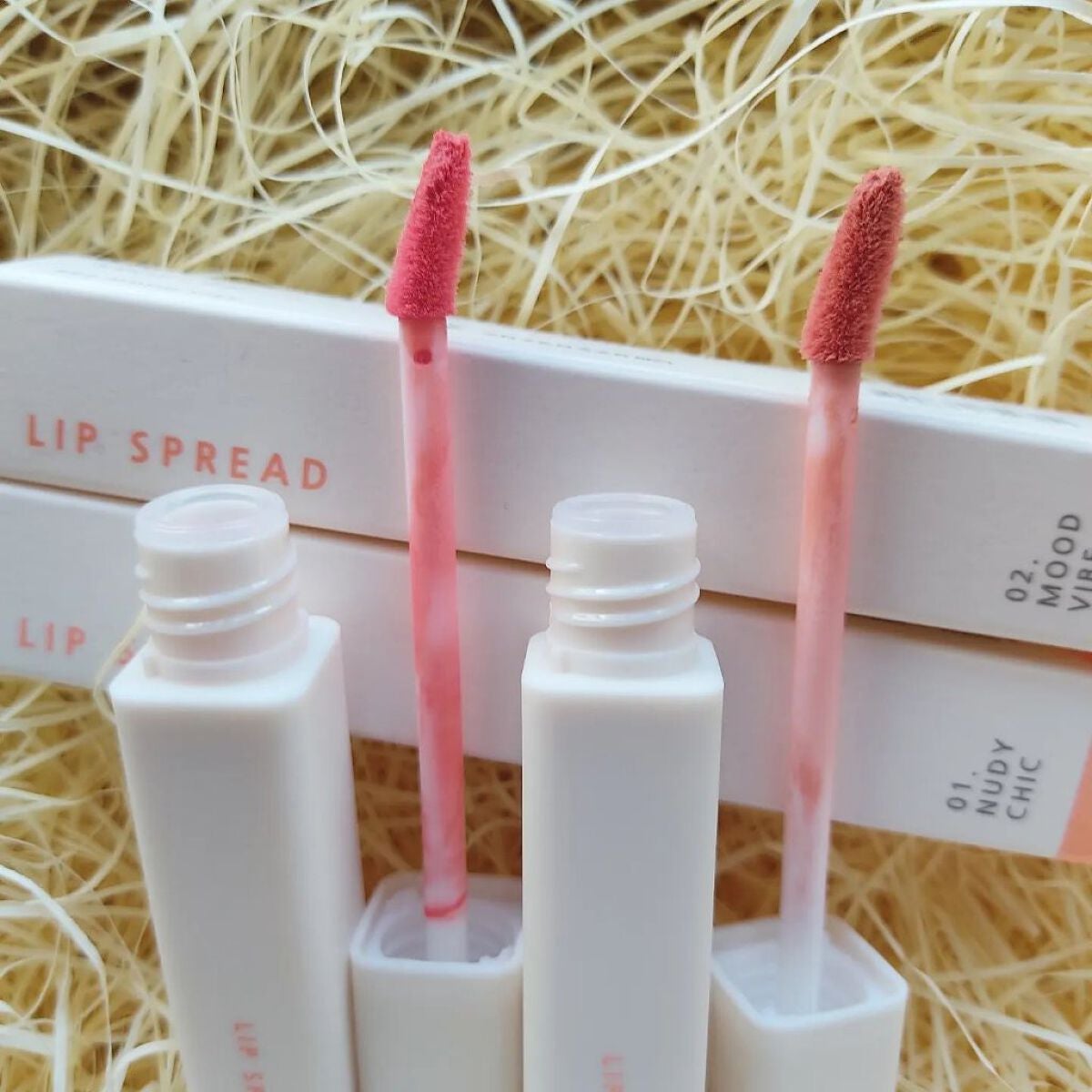 りれママ♥️韓国コスメ🇰🇷フォロバ✌️ on LIPS 「マックスクリニック●リップスプレッドcolor💋01 ヌーディ..」(2枚目)