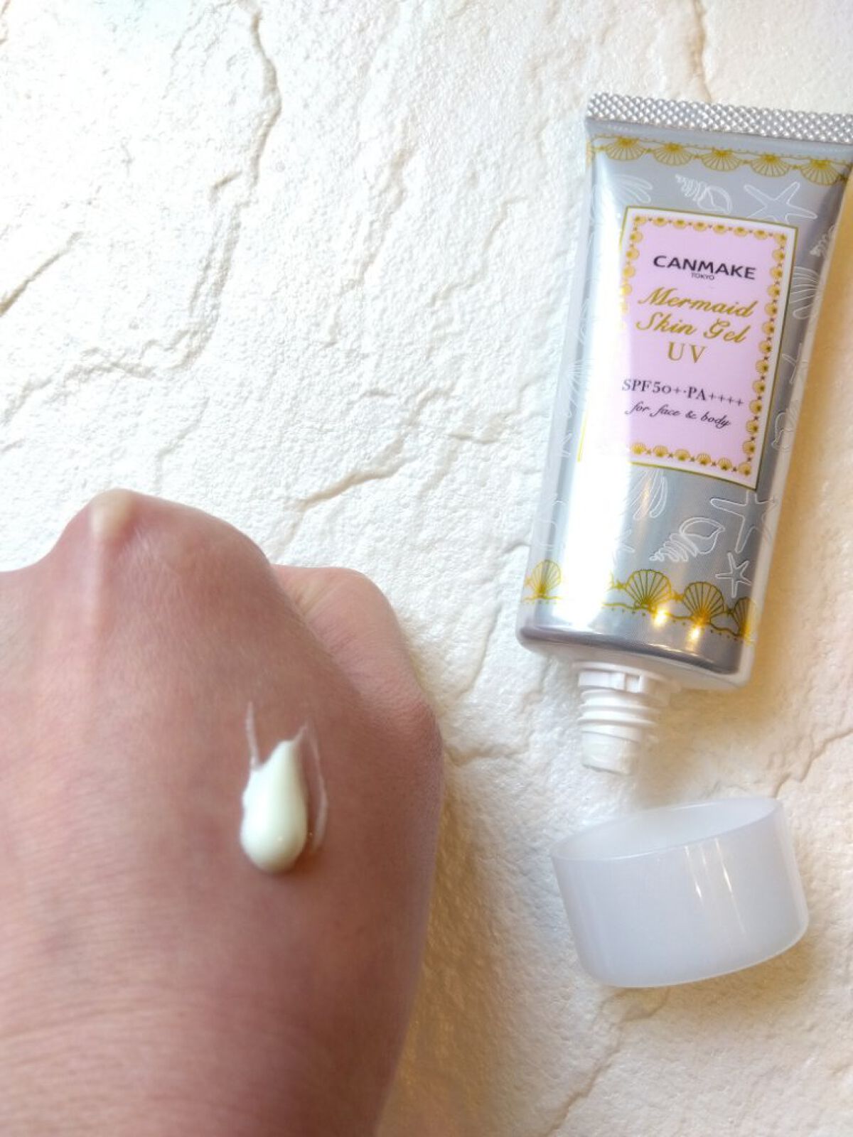 マーメイドスキンジェルUV/キャンメイク/日焼け止めジェルを使ったクチコミ（2枚目）