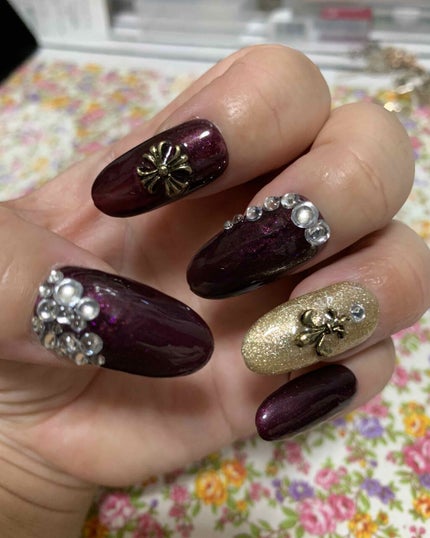 ジェルネイル(ライト対応)/セリア/ジェルネイルを使ったクチコミ(4枚目)