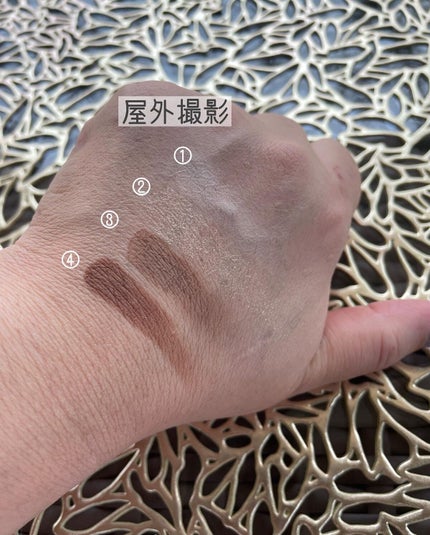 四色アイシャドウパレット/COLORKEY/アイシャドウパレットを使ったクチコミ(4枚目)