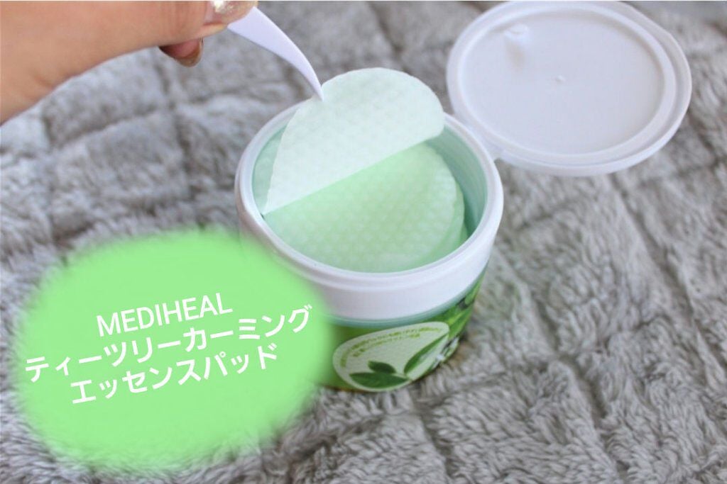 ティーツリーカーミングエッセンスパッド/MEDIHEAL/トナーパッドを使ったクチコミ(1枚目)