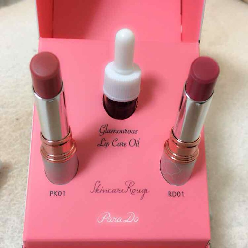 スキンケアルージュ/パラドゥ/口紅を使ったクチコミ（2枚目）