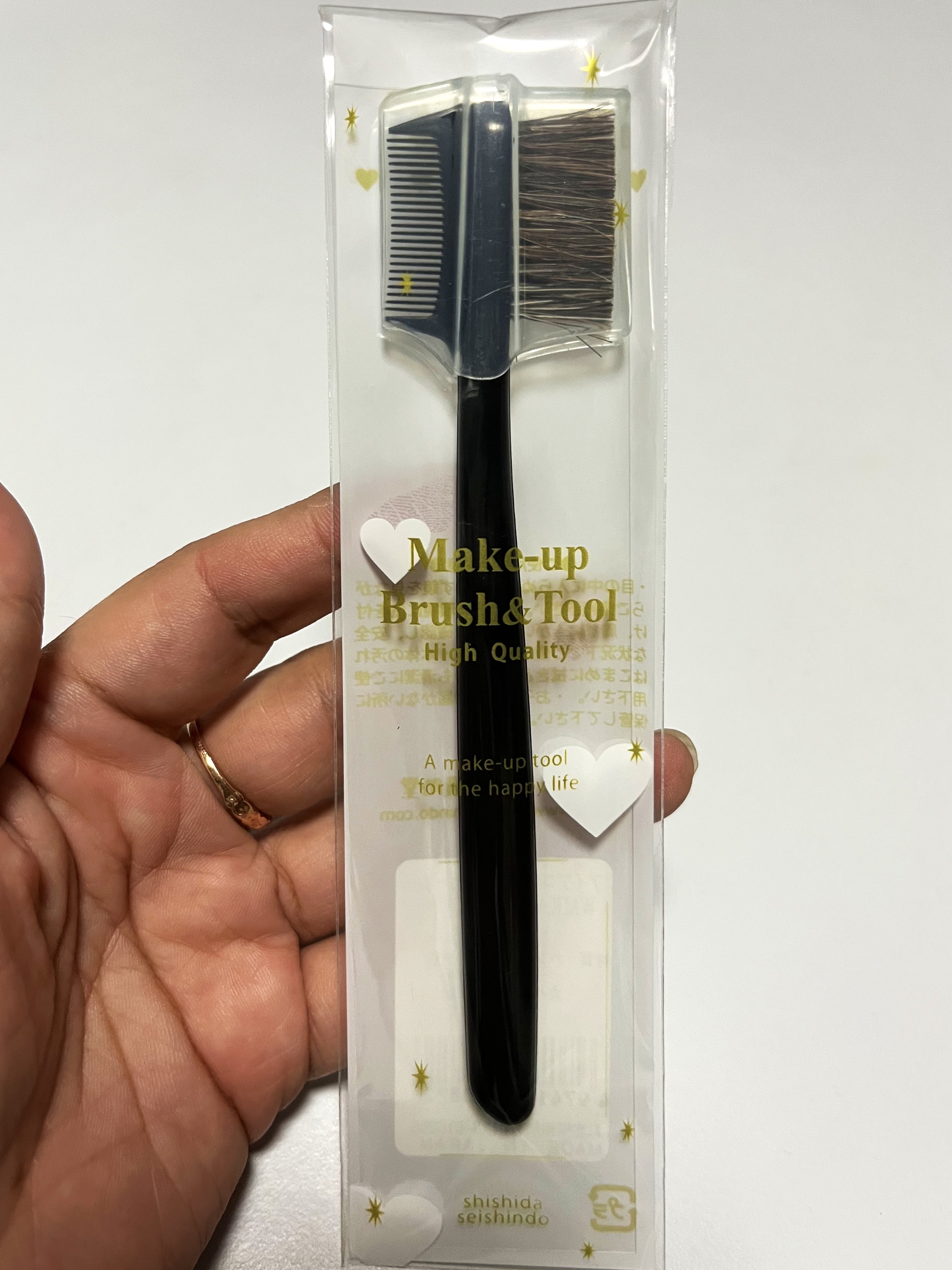 アイブロウブラシ/志々田清心堂/メイクブラシを使ったクチコミ（1枚目）