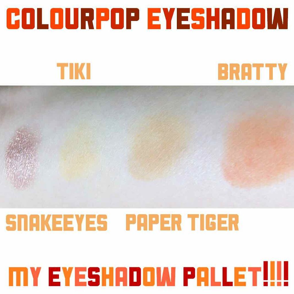 Pressed Powder Shadow /ColourPop/アイシャドウパレットを使ったクチコミ(2枚目)