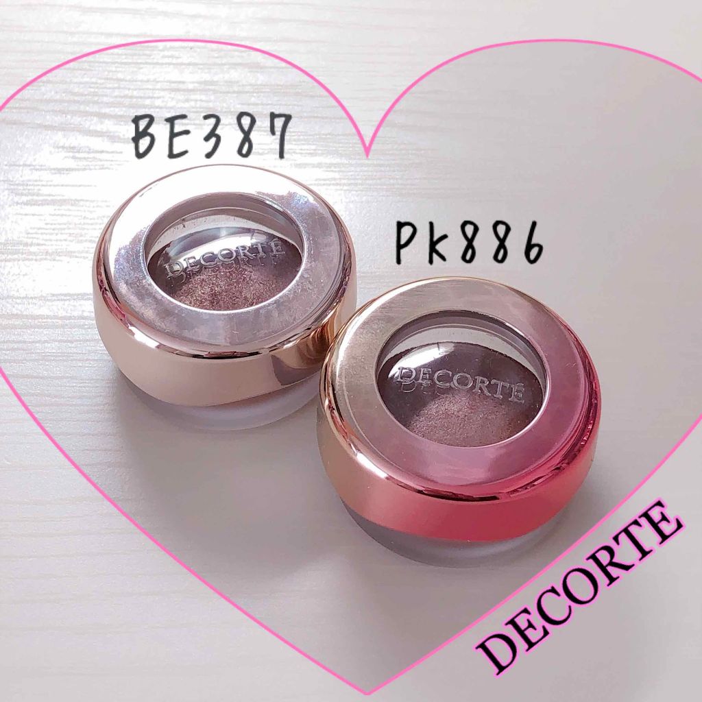 コスメデコルテ
アイグロウ ジェムBE387.  PK886

+｡:.ﾟஐ⋆*♡･:*ೄ‧͙·*♪+｡:.ﾟஐ⋆*♡･:*ೄ‧͙·*♪

BE387はオフィスメイクで使っています！
これがほんとにかわいい😍
ギラギラしたラメじゃなくて艶