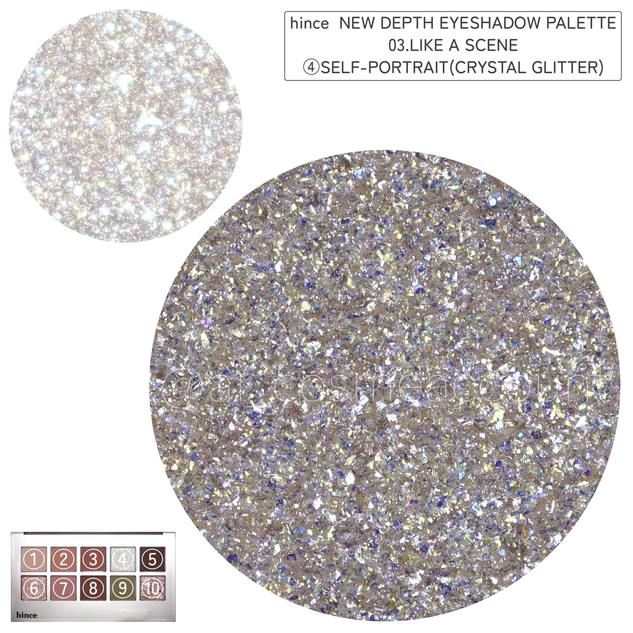 ニューデップスアイシャドウパレット 03 ライク・ア・シーン/hince/アイシャドウパレットを使ったクチコミ（3枚目）