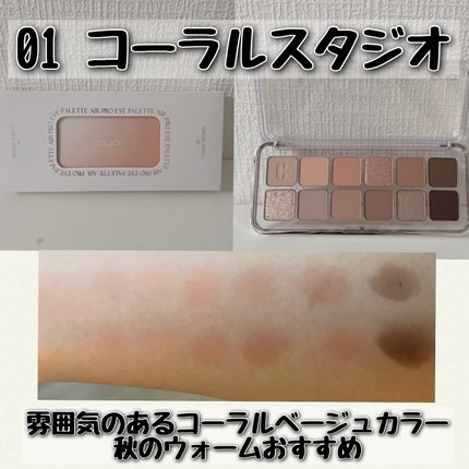 プロ アイ パレット エアー/CLIO/アイシャドウパレットを使ったクチコミ(3枚目)