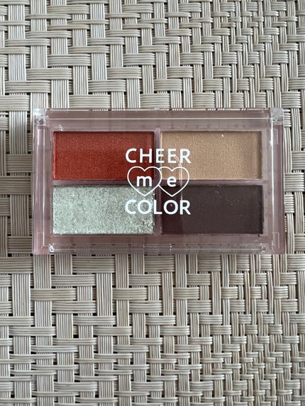 CHEER me COLOR アイシャドウ/セリア/アイシャドウパレットを使ったクチコミ(3枚目)