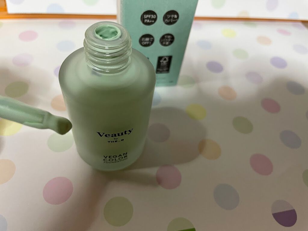 ヴィーガン カラーファンデーション/Veauty by THE_B/リキッドファンデーションを使ったクチコミ（2枚目）